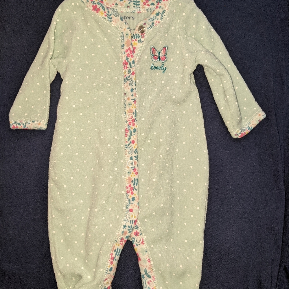 Carter's Newborn girl "Lovely" pajamas